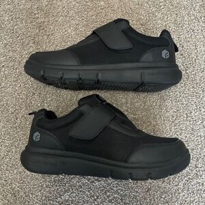 FitVille Diabetic Shoes Men 14 EEW Black Extra Wide Orthopedic Slip On Cushion